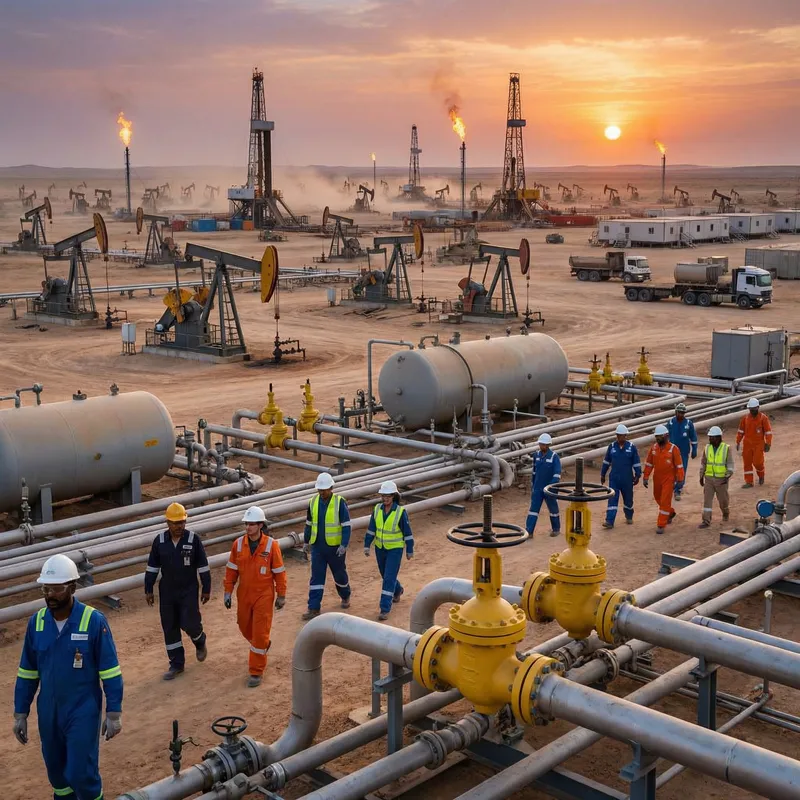 Integrated oilfield operations with crews and multi-discipline equipment