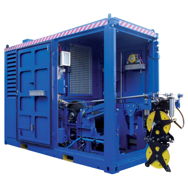 Industrial oilfield equipment used in slickline well intervention