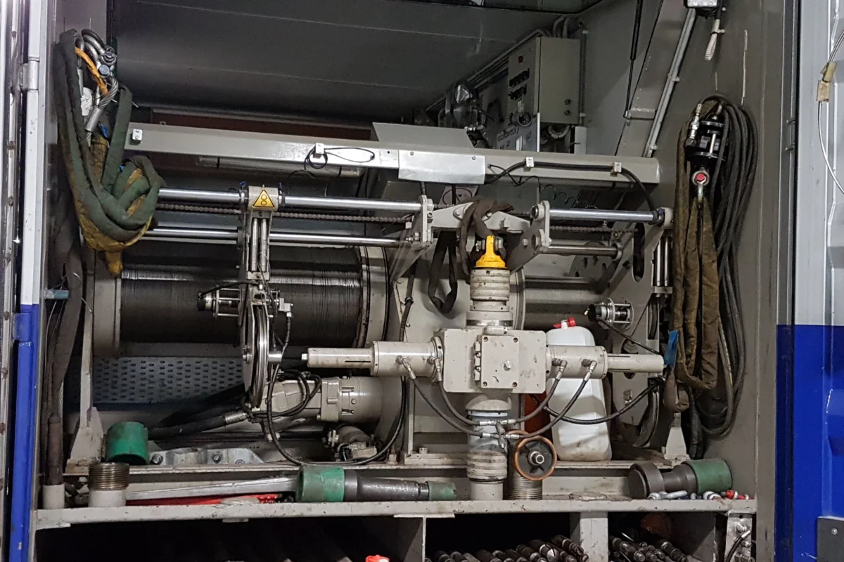 Wireline truck and logging unit for cased-hole operations